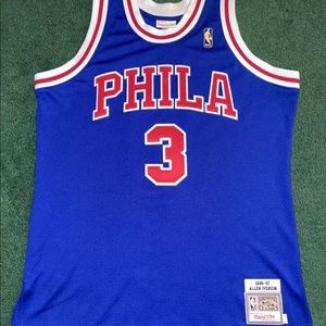 Allen Iverson Mitchell & Jersey 76ers Phila Rookie Jersey 96-97 48 (XL)